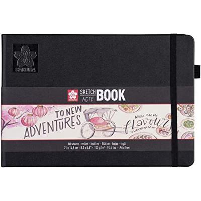 Sakura schetsboek, 140 g/m², ft A5, wit, 80 vel