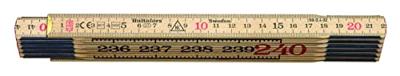 Hultafors Duimstok 59 2.4m | 12-delig - HU100304 Hultafors Duimstok 59 2.4m | 12-delig - HU100304