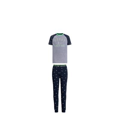 WE Fashion pyjama grijs/donkerblauw WE Fashion pyjama grijs/donkerblauw