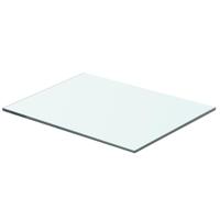 Wandschap transparant 40x25 cm glas - thumbnail