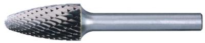 PFERD TOOLS 21000078 Freesstift Ronde boog Lengte 65 mm Afmeting, Ø 12 mm Werklengte 25 mm Schachtdiameter 6 mm PFERD TOOLS 21000078 Freesstift Ronde boog Lengte 65 mm Afmeting, Ø 12 mm Werklengte 25 mm Schachtdiameter 6 mm