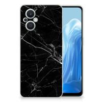 OPPO Reno8 Lite TPU Siliconen Hoesje Marmer Zwart - Origineel Cadeau Vader - thumbnail