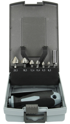 Hikoki Accessoires Set Verzinkboren 6,3/8,3/10,4/12,4/16,5/20,5 mm 780129