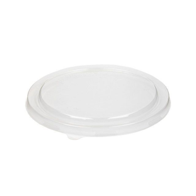 Natureko pla deksel voor kraft/pla saladebowl 480/750ml 15ø (300 stuks)