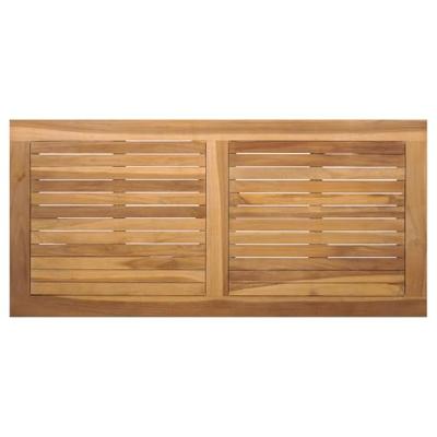 Tuinstafel Bruin 95 x 45 x 40 cm Massief teakhout