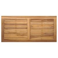 Tuinstafel Bruin 95 x 45 x 40 cm Massief teakhout - thumbnail