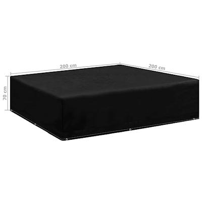 Tuinmeubelhoes met 8 oogjes 200x200x70 cm