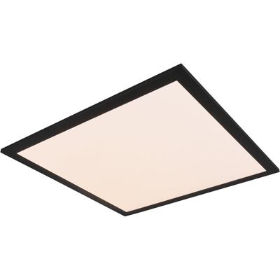 LED Plafondlamp 18W - Dimbaar en Kleur Aanpasbaar - Mat Zwart Aluminium