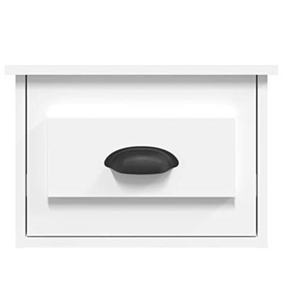 Nachtkastjes 2 st wandgemonteerd 41,5x36x28 cm wit