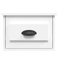 Nachtkastjes 2 st wandgemonteerd 41,5x36x28 cm wit - thumbnail