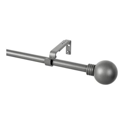Stang voor Gordijnen Stor Planet Uitschuifbaar Donker grijs (110 cm)