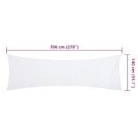 VidaXL Camouflagenet met opbergzak 706x140 cm wit - thumbnail