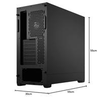 Fractal Design Pop Silent Black Solid midi tower behuizing - thumbnail