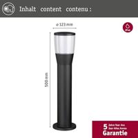Paulmann 94741 Bako Poller anthrazit Wegverlichting E14 Antraciet - thumbnail