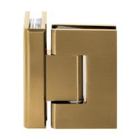 Inloopdouche Compleet Just Creating Profielloos 130/40 cm Draaibaar Goud Sanitop - thumbnail