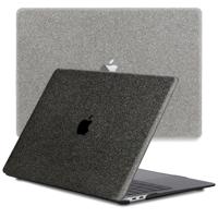 Lunso MacBook Pro 16 inch (2019) cover hoes - case - Glitter Zwart - thumbnail