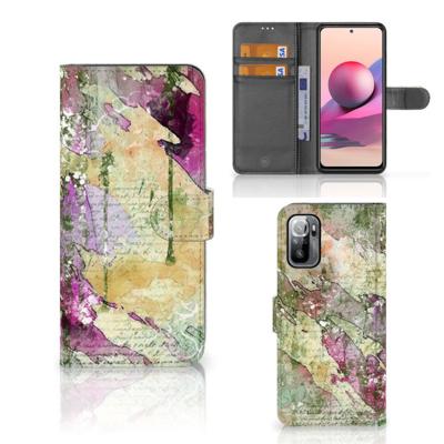 Hoesje Xiaomi Redmi Note 10/10T 5G | Poco M3 Pro Letter Painting Hoesje Xiaomi Redmi Note 10/10T 5G | Poco M3 Pro Letter Painting