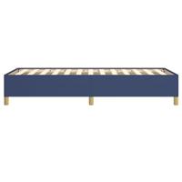 Bedframe stof blauw 90x190 cm - thumbnail