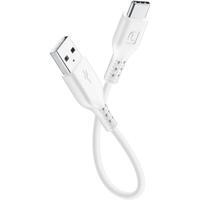 Vivanco 38567 0.15 m USB naar USB C Mannelijk Wit - USB-kabel (0,15 m, USB A, USB C, 2.0/3.0 (3.1 Gen 1), mannelijk/mannelijk, wit) - thumbnail