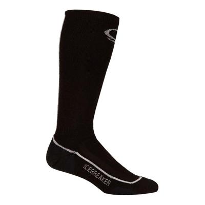 Icebreaker Ski Mid Otc Skisok Black/White/Black L
