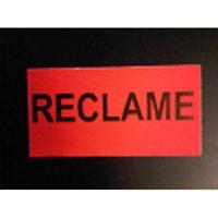 Etiket 3719 fluor rood RECLAME - thumbnail