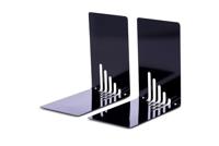 MAUL boekensteun metaal 14X8.5x14cm set 2 zwart - thumbnail