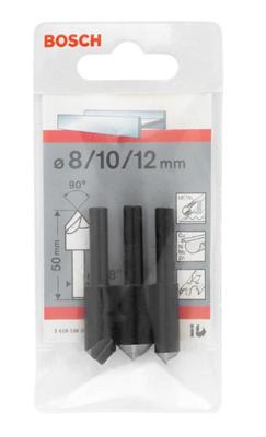 Bosch Accessories 2608596667 Kegelverzinkboorset 3-delig 8 mm, 10 mm, 12 mm HSS Cilinderschacht 1 set(s) Bosch Accessories 2608596667 Kegelverzinkboorset 3-delig 8 mm, 10 mm, 12 mm HSS Cilinderschacht 1 set(s)