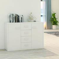 VidaXL Dressoir 88x30x65 cm bewerkt hout wit - thumbnail