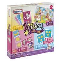 Grafix 4-in-1 spel Unicorn - thumbnail