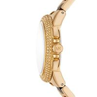 Michael Kors MK7269 Horloge Camille Chrono staal goudkleurig-bruin 43 mm - thumbnail