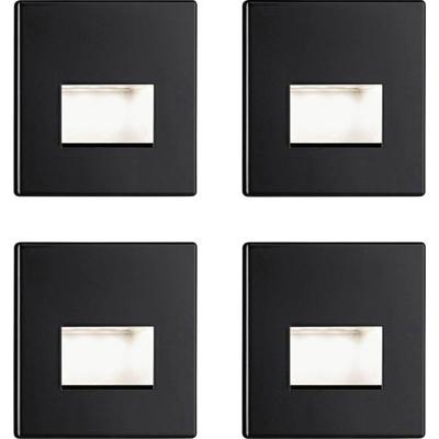Paulmann 41308 Edge LED-wandinbouwlamp LED LED Zwart (mat) Paulmann 41308 Edge LED-wandinbouwlamp LED LED Zwart (mat)
