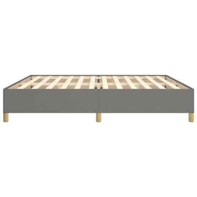 Bedframe stof donkergrijs 200x200 cm