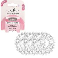 Invisibobble extra care gentle crystal clear 3 stuks - thumbnail