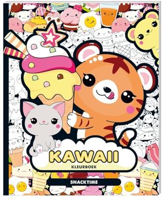 Kawaii Kleurboek Snacktime Kawaii Kleurboek Snacktime