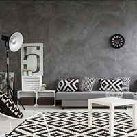 NeXtime NE-3259ZW Moderne Gear Wandklok 36 cm Zwart/Wit - thumbnail