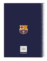 Notitieboekje F.C. Barcelona Blauw Kastanjebruin A5 80 Lakens - thumbnail