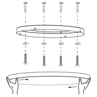 Eglo PlafonnièreZigbee Turcona-Z Ø 60cm - 900056 - thumbnail