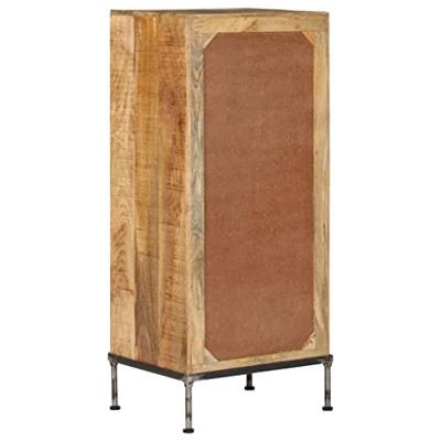 Ladekast 45x35x106 cm massief mangohout