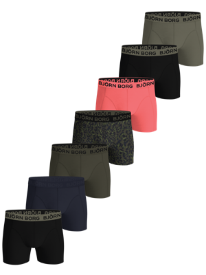 Bjorn Borg 7-pack heren boxershort - Cotton stretch - Combi