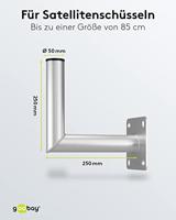goobay SAT wandmontage Alu 250 mm - thumbnail