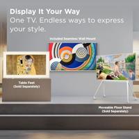 TCL 75-inch klasse QLED 4K Smart NXTFrame TV met Google TV (75A300W, model 2024) Dolby Vision HDR & Dolby Atmos, ingebouwde Google Assistant met spraakafstandsbediening, werkt met Alexa, streaming - thumbnail