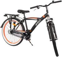 AMIGO Roady 26 Inch Jongens Terugtraprem Zwart/Oranje - thumbnail