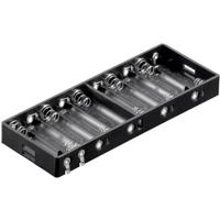 Goobay 11986 Batterijhouder Aantal cellen: 10 AA (penlite) Soldeeraansluiting (l x b x h) 151 x 57.3 x 15.8 mm - thumbnail