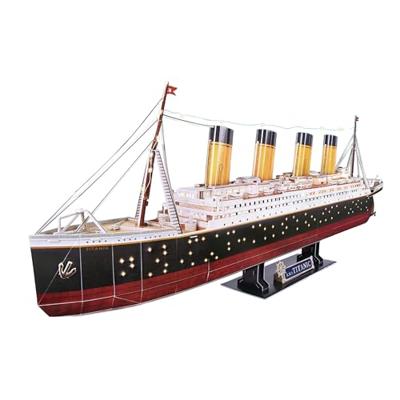 3D Lichtgevende Puzzel - Titanic Schip - Constructiespel - EXPLORA - 266 Stukjes - Vanaf 8 jaar