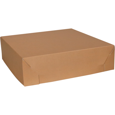 Zwanenhalsdoos | karton | 34x34x9cm | bruin | 50 stuks