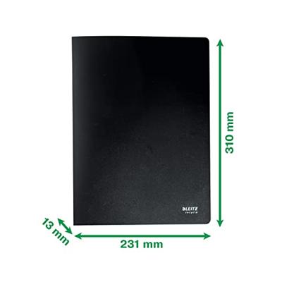 Leitz Recycle showalbum, ft A4, 20 hoezen, zwart