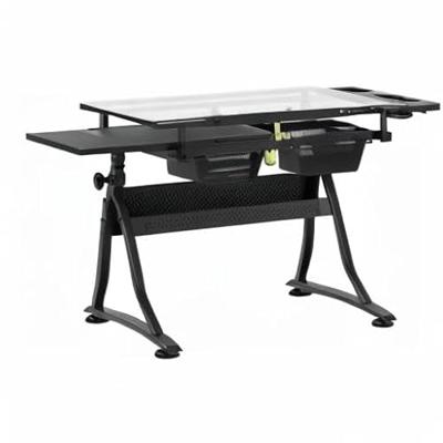 Tekentafel - 120 x 60 x 90 cm - kantelbaar - glazen blad Tekentafel - 120 x 60 x 90 cm - kantelbaar - glazen blad