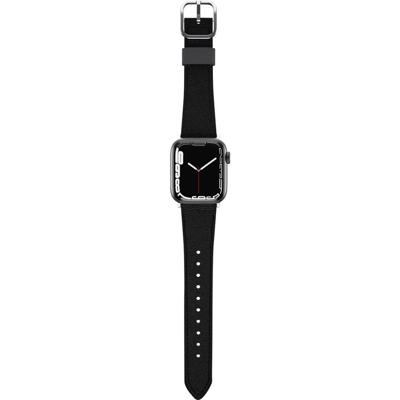 OtterBox Symmetry Cactus Leather horlogeband voor Apple Watch 42mm/41mm/40mm, vervangende duurzame, zachte band voor Apple Watch, Zwart
