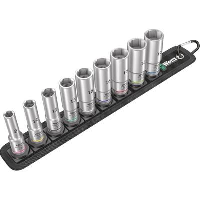 Wera Belt B Deep 1 Doppen set, met 3/8" -aandrijving, 9-delig dopsleutel