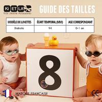 Zonnebril Diabola 0-1 jaar KI ET LA kaki - thumbnail